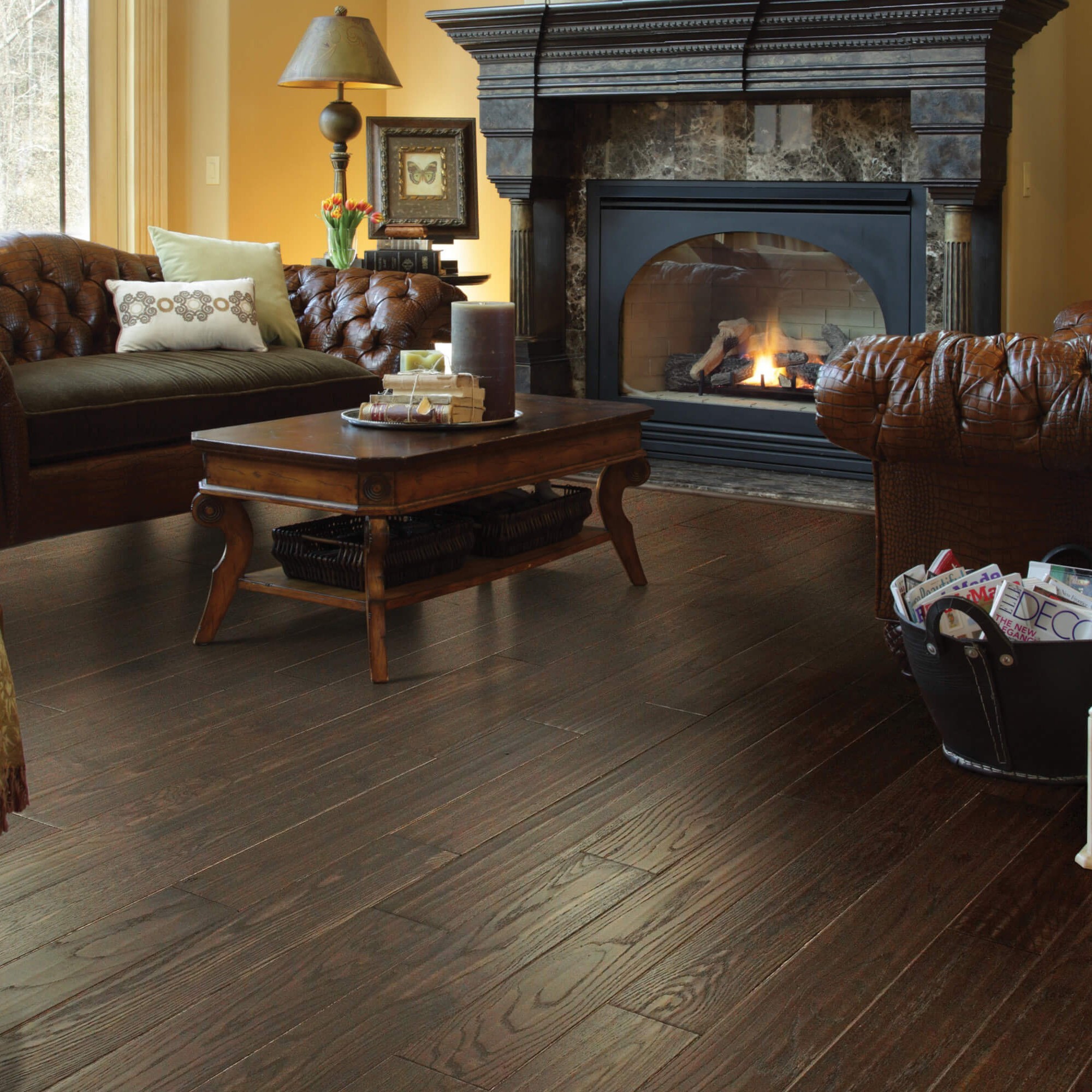 Living room Hardwood flooring | Lynch Carpet & Flooring