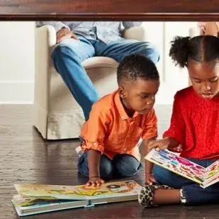 Kids doing study | Lynch Carpet & Flooring